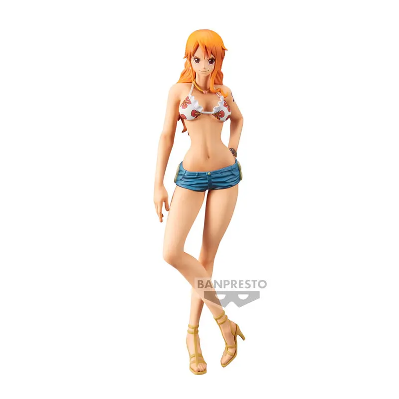 One Piece Nero Nami Grandista Figur 28cm Produktfoto