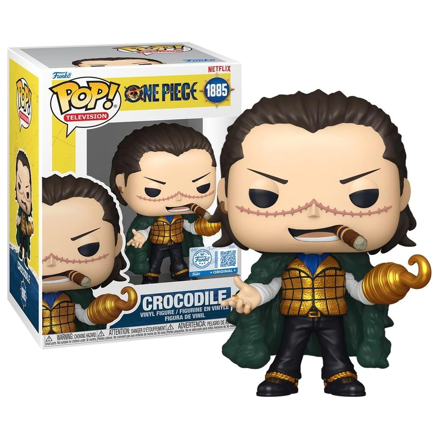 One Piece Netflix Funko Pop Figur Crocodile Produktfoto