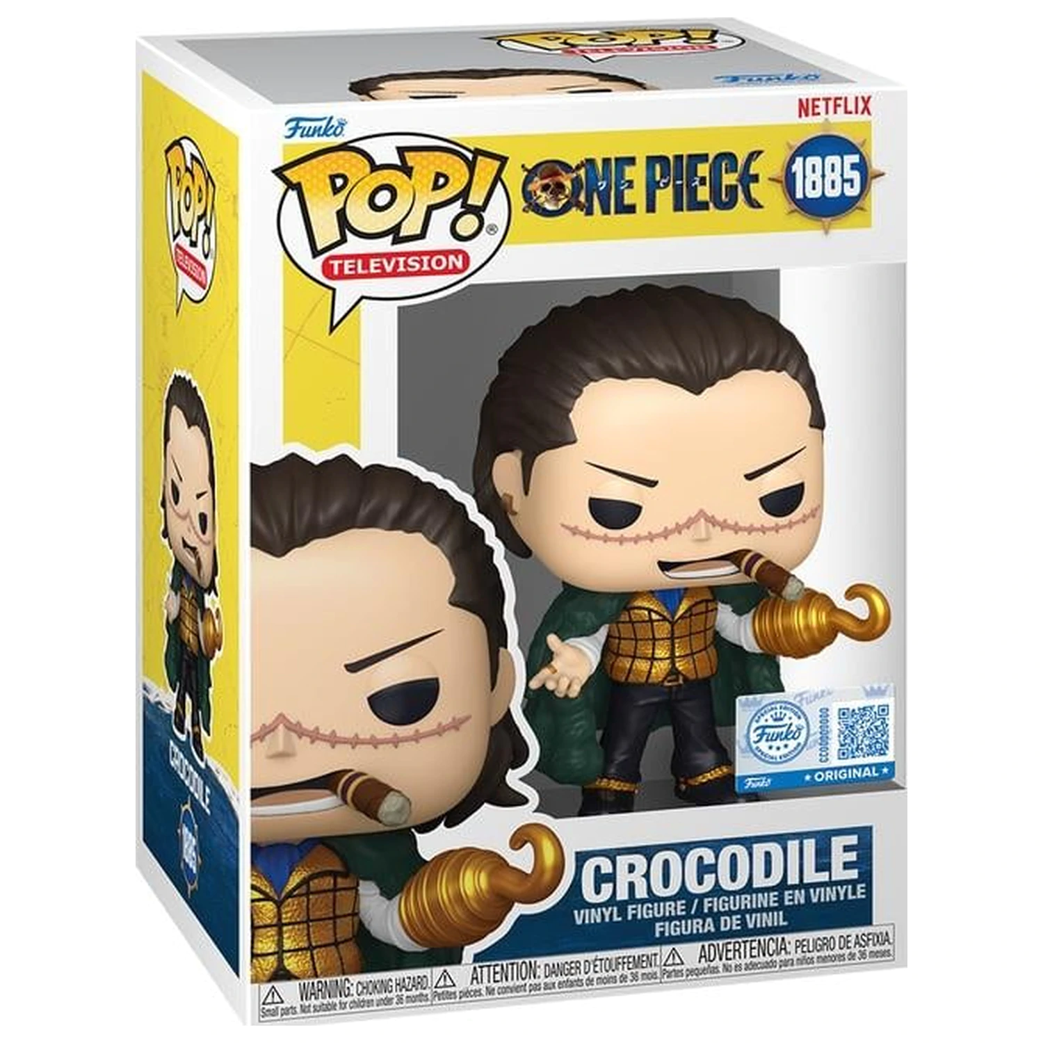 One Piece Netflix Funko Pop Figur Crocodile Produktfoto