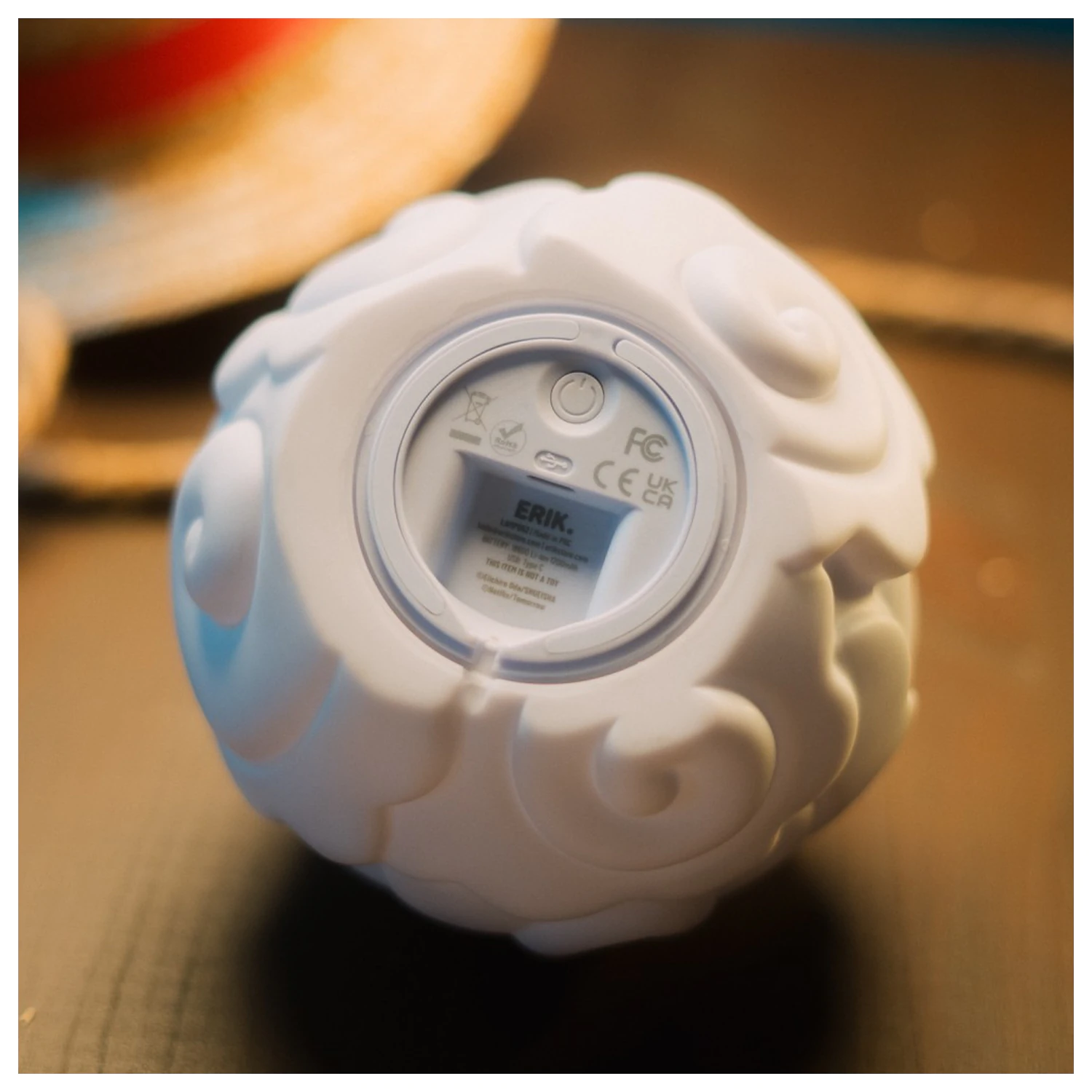 One Piece Netflix Lampe Smoke-Smoke Fruit 17 cm Produktfoto