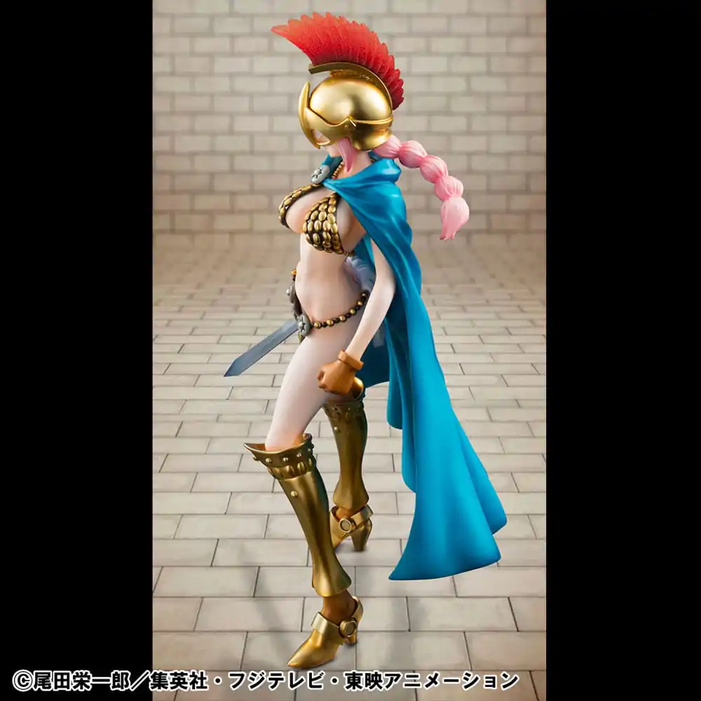 One Piece P.O.P PVC Figur Gladiator Rebecca Sailing Again Super Limited Reprint Ver. 22 cm Produktfoto
