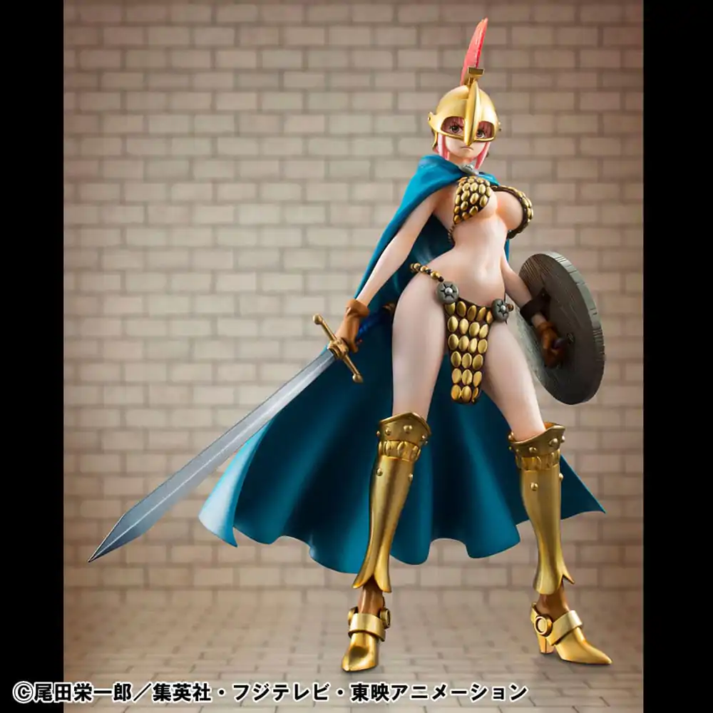One Piece P.O.P PVC Figur Gladiator Rebecca Sailing Again Super Limited Reprint Ver. 22 cm Produktfoto