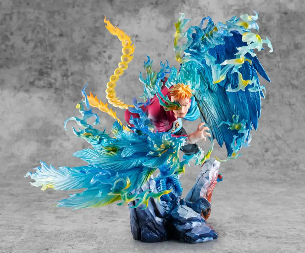 One Piece P.O.P MAS Maximum PVC Statue Marco the Phoenix Leader of 1st group of Whitebeard Pirates 32 cm Produktfoto