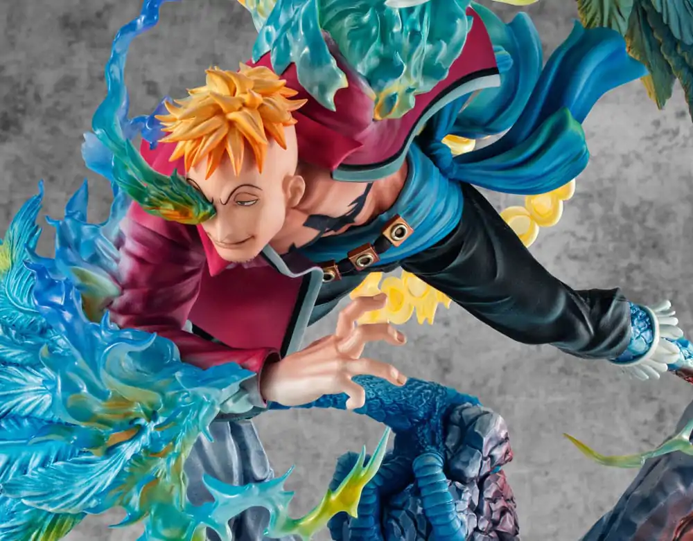 One Piece P.O.P MAS Maximum PVC Statue Marco the Phoenix Leader of 1st group of Whitebeard Pirates 32 cm Produktfoto