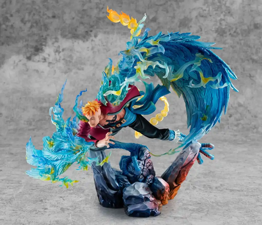 One Piece P.O.P MAS Maximum PVC Statue Marco the Phoenix Leader of 1st group of Whitebeard Pirates 32 cm Produktfoto