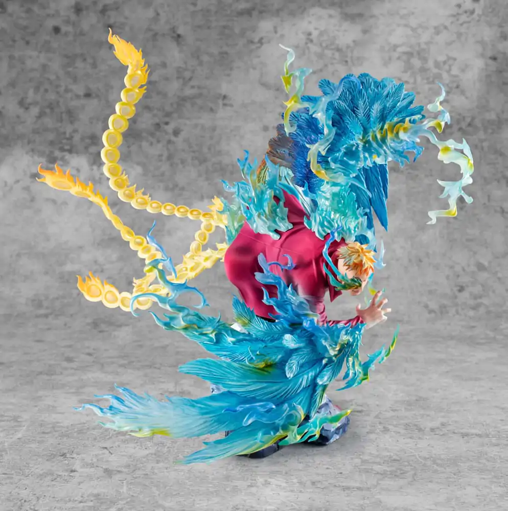 One Piece P.O.P MAS Maximum PVC Statue Marco the Phoenix Leader of 1st group of Whitebeard Pirates 32 cm Produktfoto