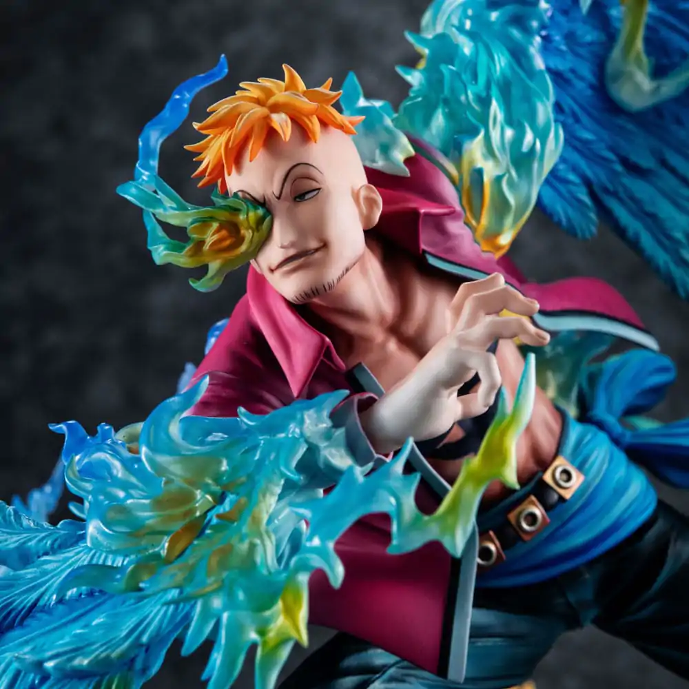 One Piece P.O.P MAS Maximum PVC Statue Marco the Phoenix Leader of 1st group of Whitebeard Pirates 32 cm Produktfoto