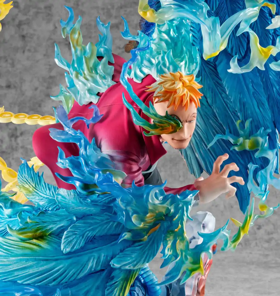 One Piece P.O.P MAS Maximum PVC Statue Marco the Phoenix Leader of 1st group of Whitebeard Pirates 32 cm Produktfoto