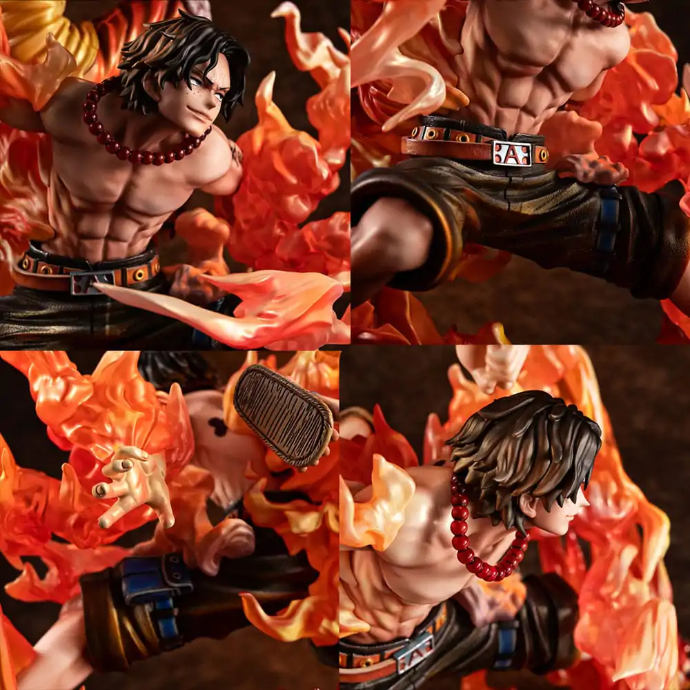 One Piece P.O.P PVC Statue NEO-Maximum Luffy &amp; Ace Bond between brothers 20th Limited Ver. 25 cm Produktfoto