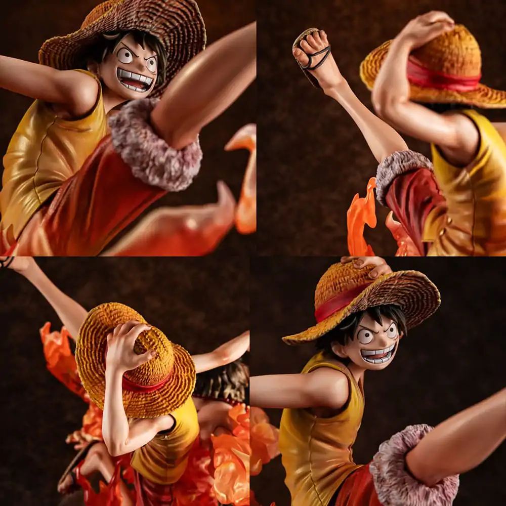 One Piece P.O.P PVC Statue NEO-Maximum Luffy &amp; Ace Bond between brothers 20th Limited Ver. 25 cm Produktfoto
