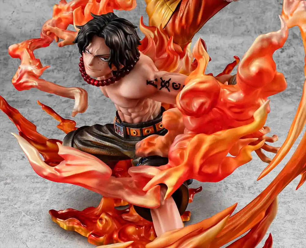 One Piece P.O.P PVC Statue NEO-Maximum Luffy &amp; Ace Bond between brothers 20th Limited Ver. 25 cm Produktfoto