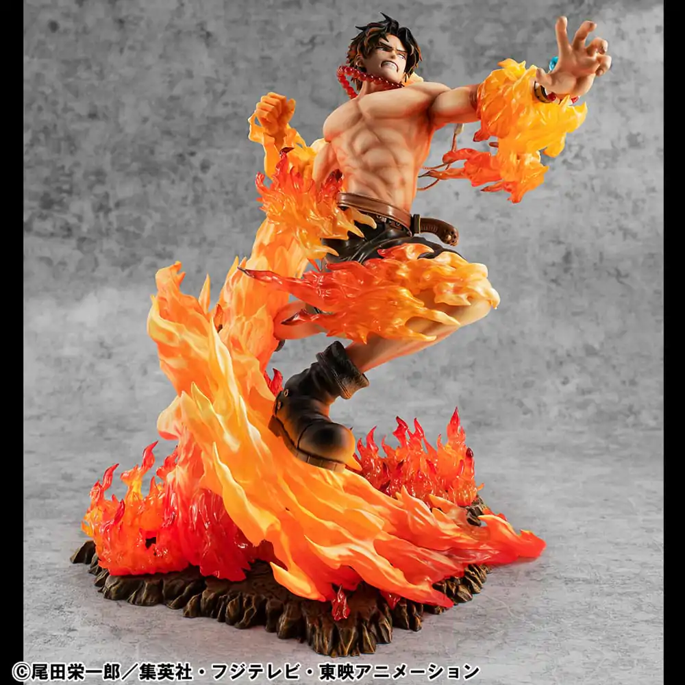 One Piece P.O.P NEO-Maximum PVC Figur Portgas D. Ace 15th Anniversary Super Limited Reprint Ver. 23 cm Produktfoto