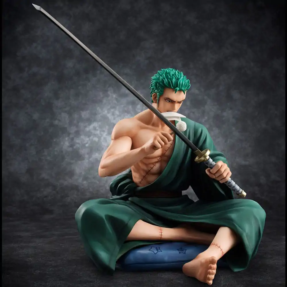 One Piece P.O.P S.O.C PVC Statue 1/8 Roronoa Zorro 13 cm termékfotó