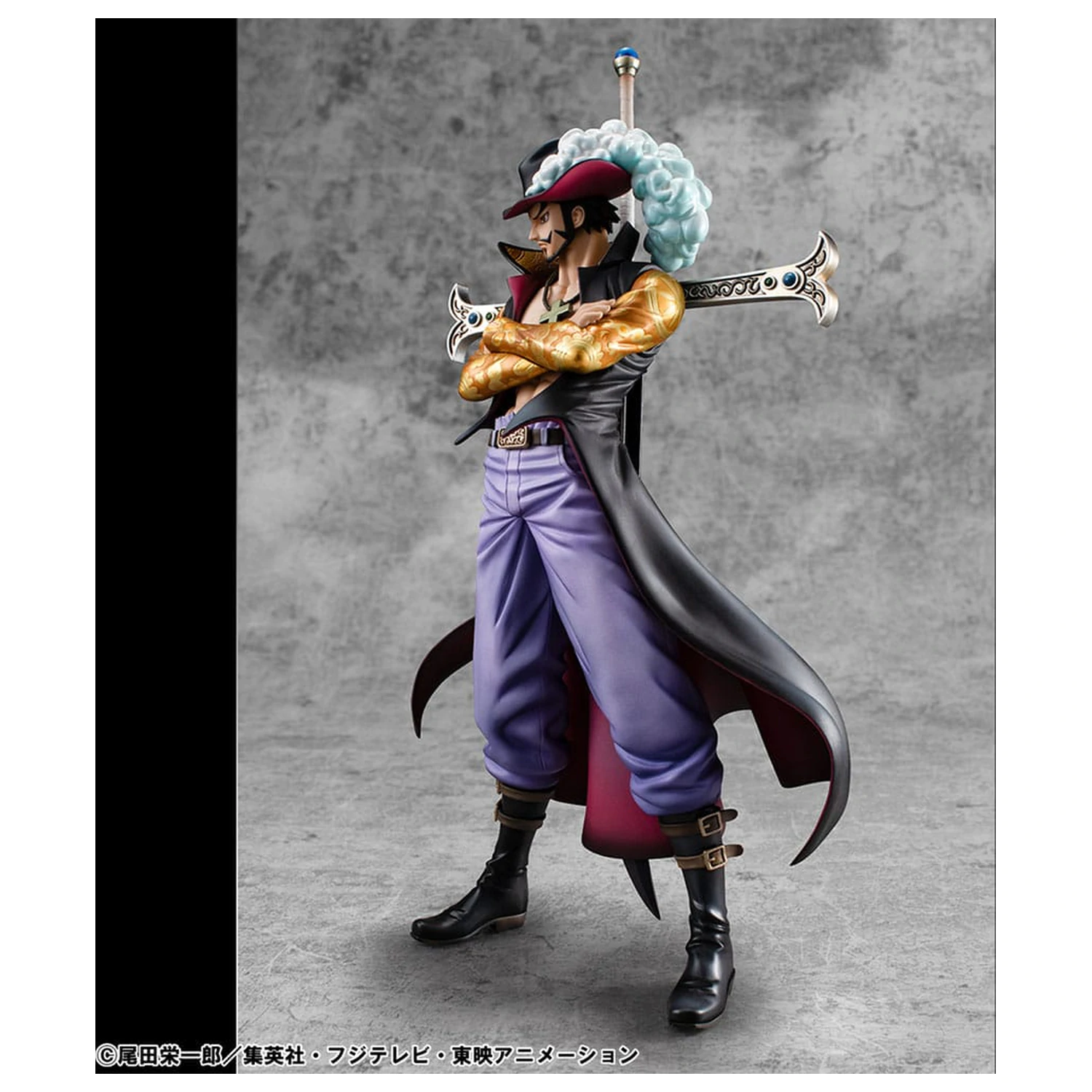 One Piece P.O.P SA-MAXIMUM PVC Statue Hawk Eye Dracule Mihawk Ver. R 29 Zentimeter Produktfoto
