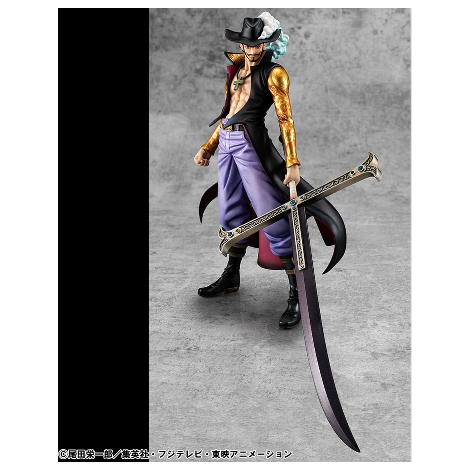 One Piece P.O.P SA-MAXIMUM PVC Statue Hawk Eye Dracule Mihawk Ver. R 29 Zentimeter Produktfoto