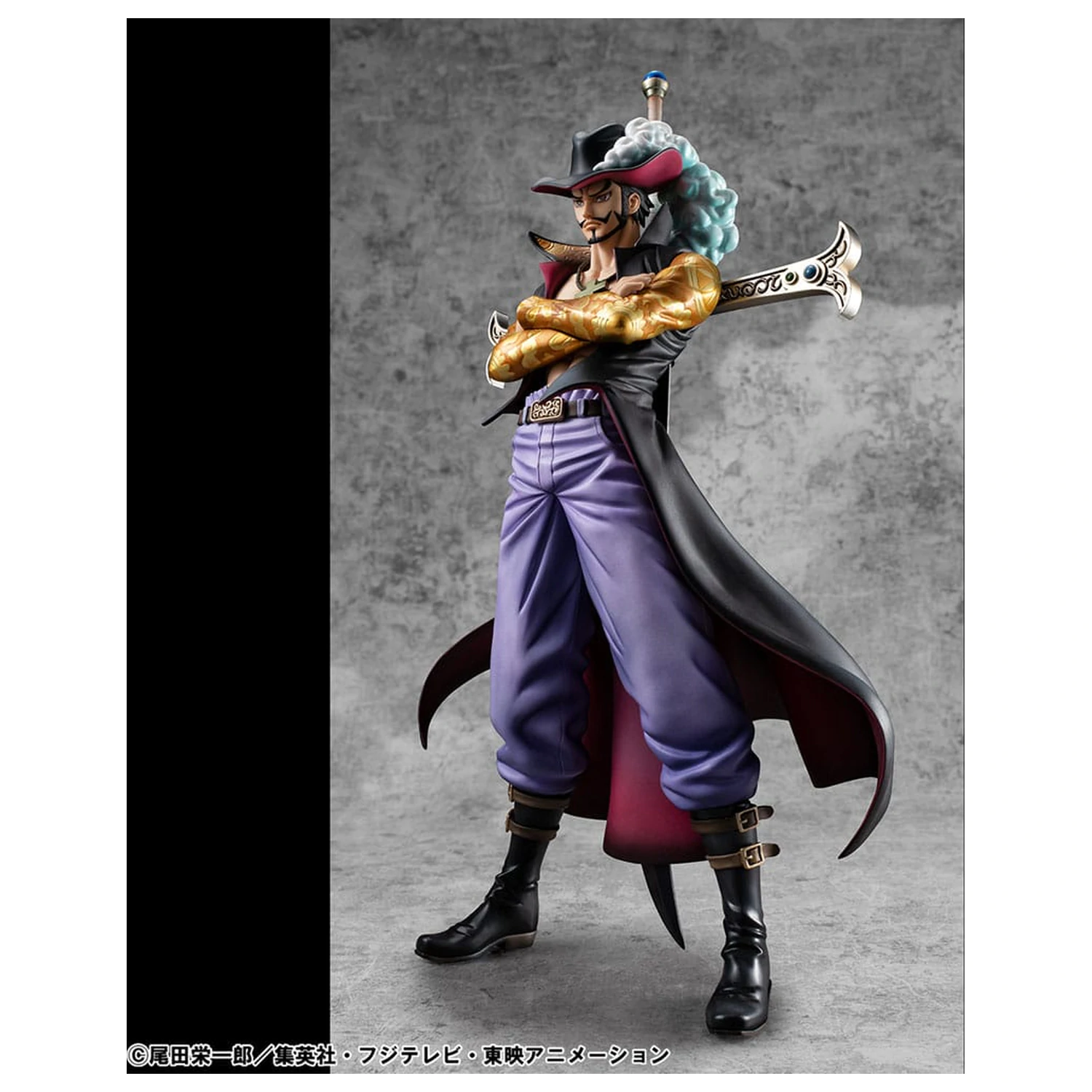 One Piece P.O.P SA-MAXIMUM PVC Statue Hawk Eye Dracule Mihawk Ver. R 29 Zentimeter Produktfoto