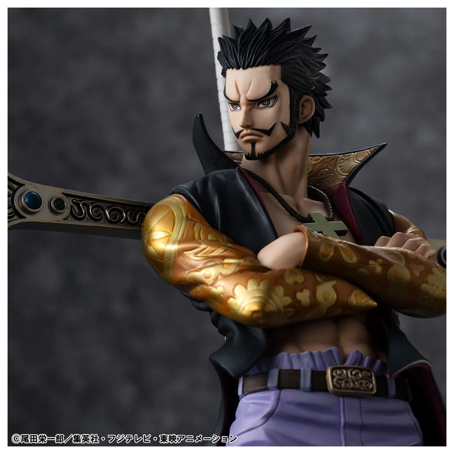 One Piece P.O.P SA-MAXIMUM PVC Statue Hawk Eye Dracule Mihawk Ver. R 29 Zentimeter Produktfoto