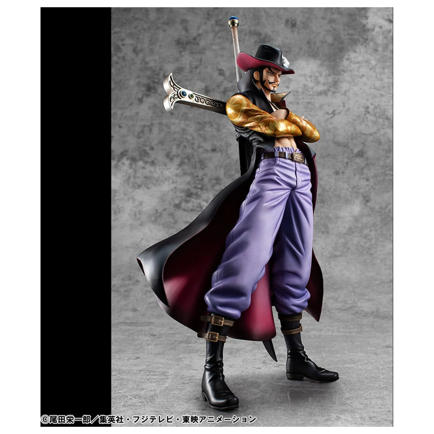 One Piece P.O.P SA-MAXIMUM PVC Statue Hawk Eye Dracule Mihawk Ver. R 29 Zentimeter Produktfoto