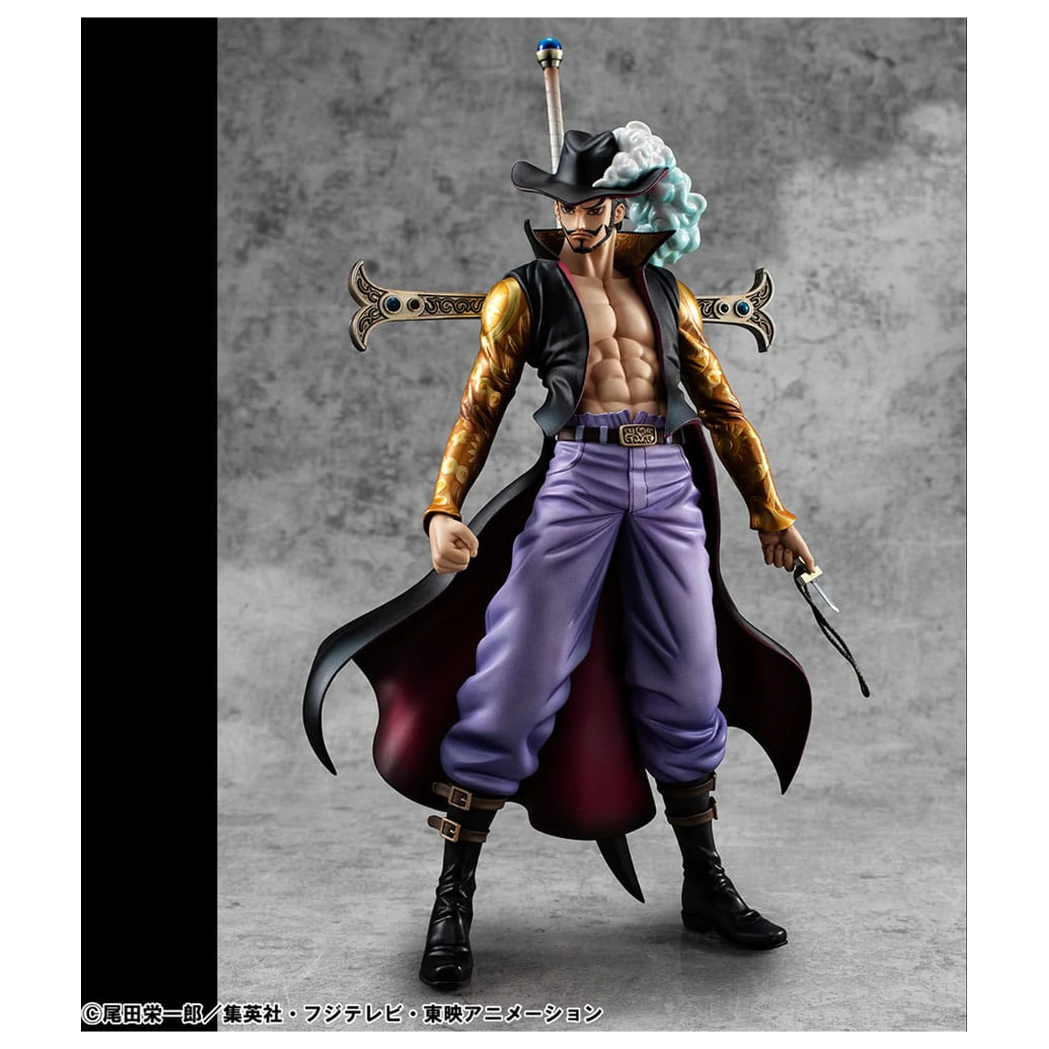 One Piece P.O.P SA-MAXIMUM PVC Statue Hawk Eye Dracule Mihawk Ver. R 29 Zentimeter Produktfoto
