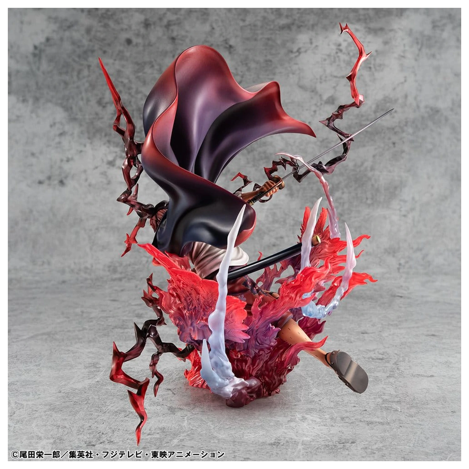 One Piece P.O.P SA-MAXIMUM PVC Statue Anführer der Rothaar-Piraten Red-Haired Shanks Kamusari 25 cm Produktfoto