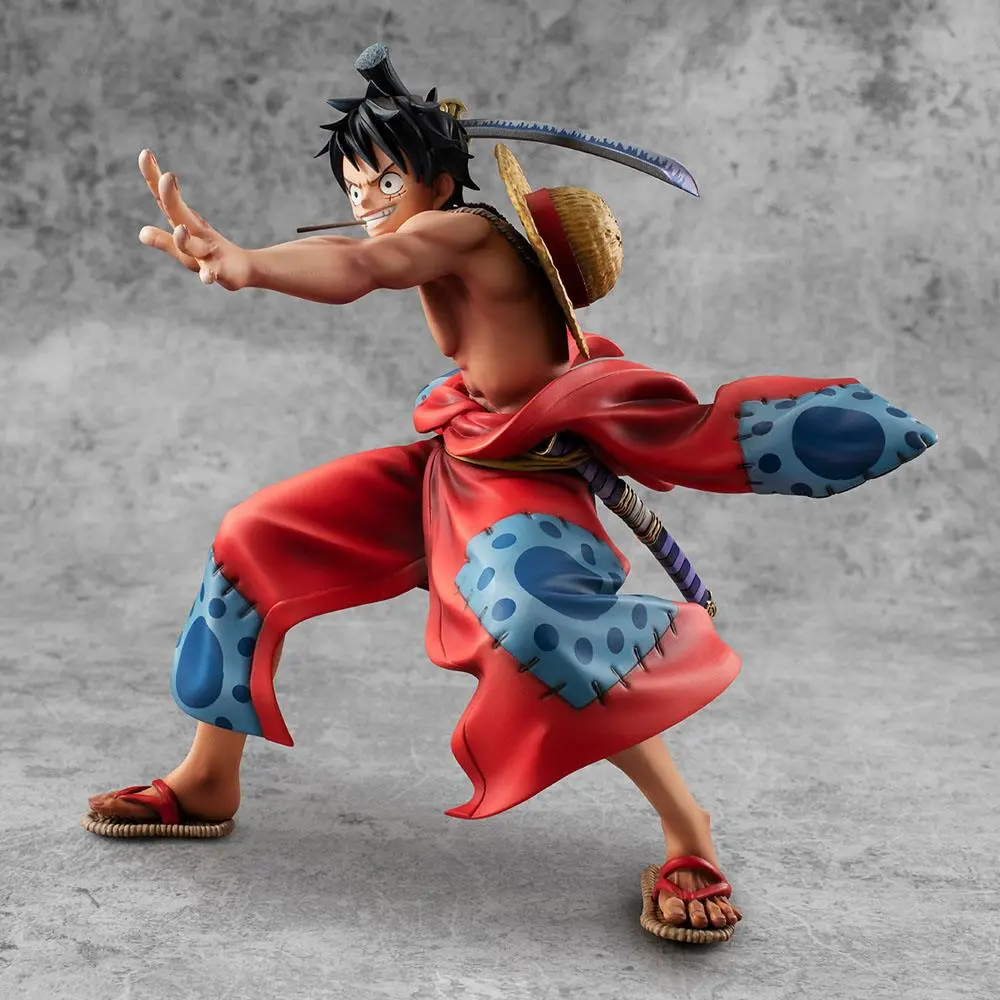 One Piece P.O.P PVC Statue Warriors Alliance Ruffy Taro 17 cm Produktfoto