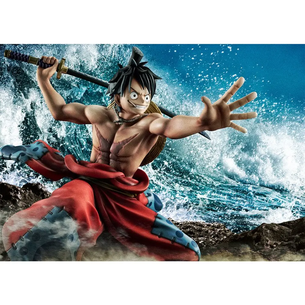 One Piece P.O.P PVC Statue Warriors Alliance Ruffy Taro 17 cm Produktfoto