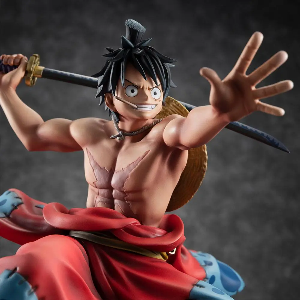 One Piece P.O.P PVC Statue Warriors Alliance Ruffy Taro 17 cm Produktfoto