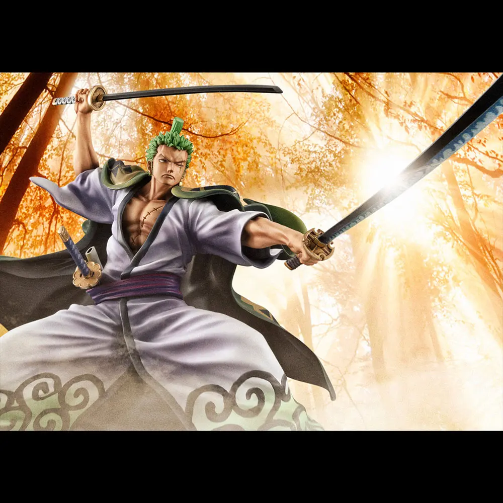 One Piece P.O.P PVC Statue Warriors Alliance  Zoro Juro 22 cm Produktfoto