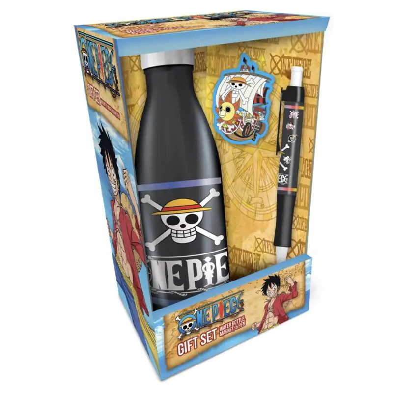 One piece Flasche, Magnet und Stift Set termékfotó