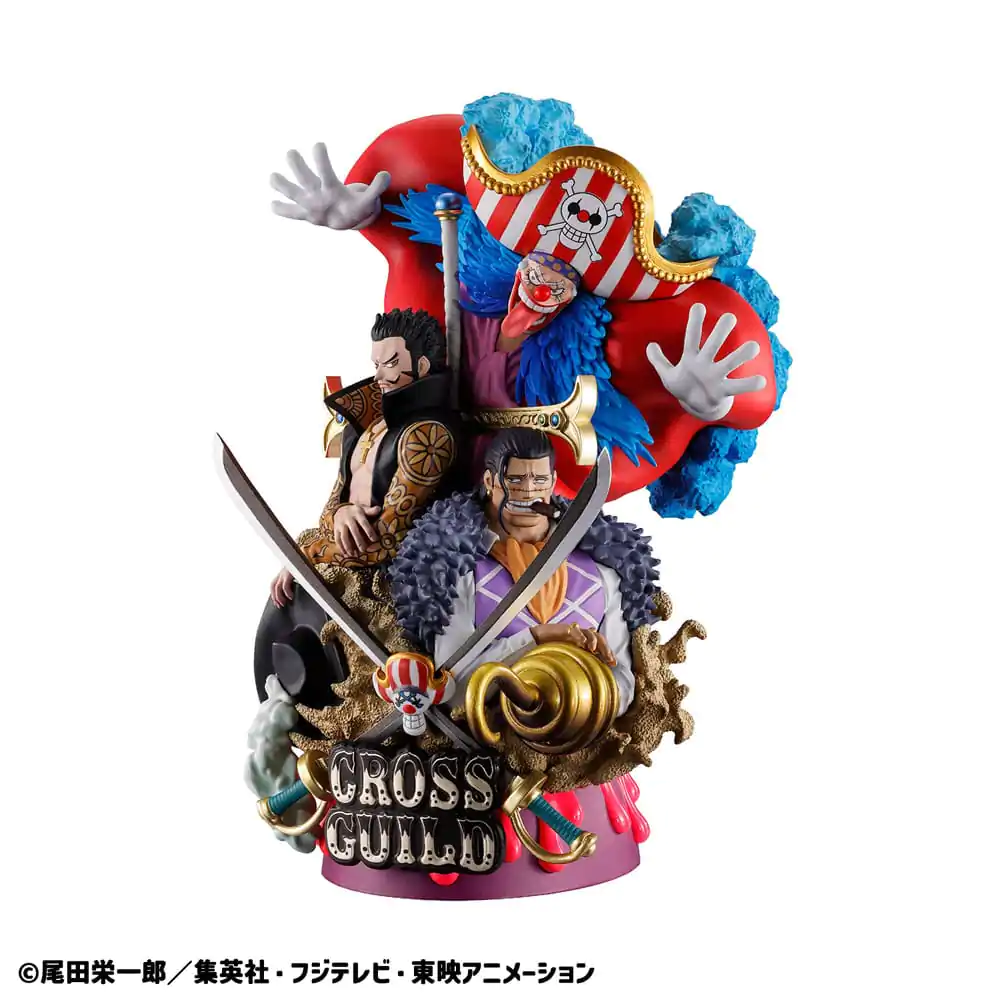 One Piece Petitrama DX PVC Mini-Statue Logbox Re Birth 03 Cross Guild 15 cm Produktfoto
