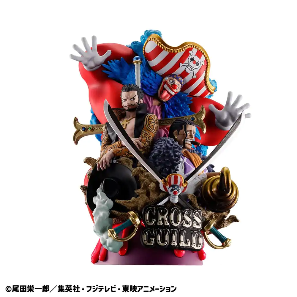 One Piece Petitrama DX PVC Mini-Statue Logbox Re Birth 03 Cross Guild 15 cm Produktfoto