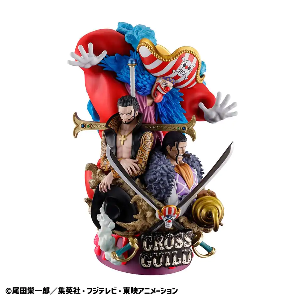 One Piece Petitrama DX PVC Mini-Statue Logbox Re Birth 03 Cross Guild 15 cm Produktfoto