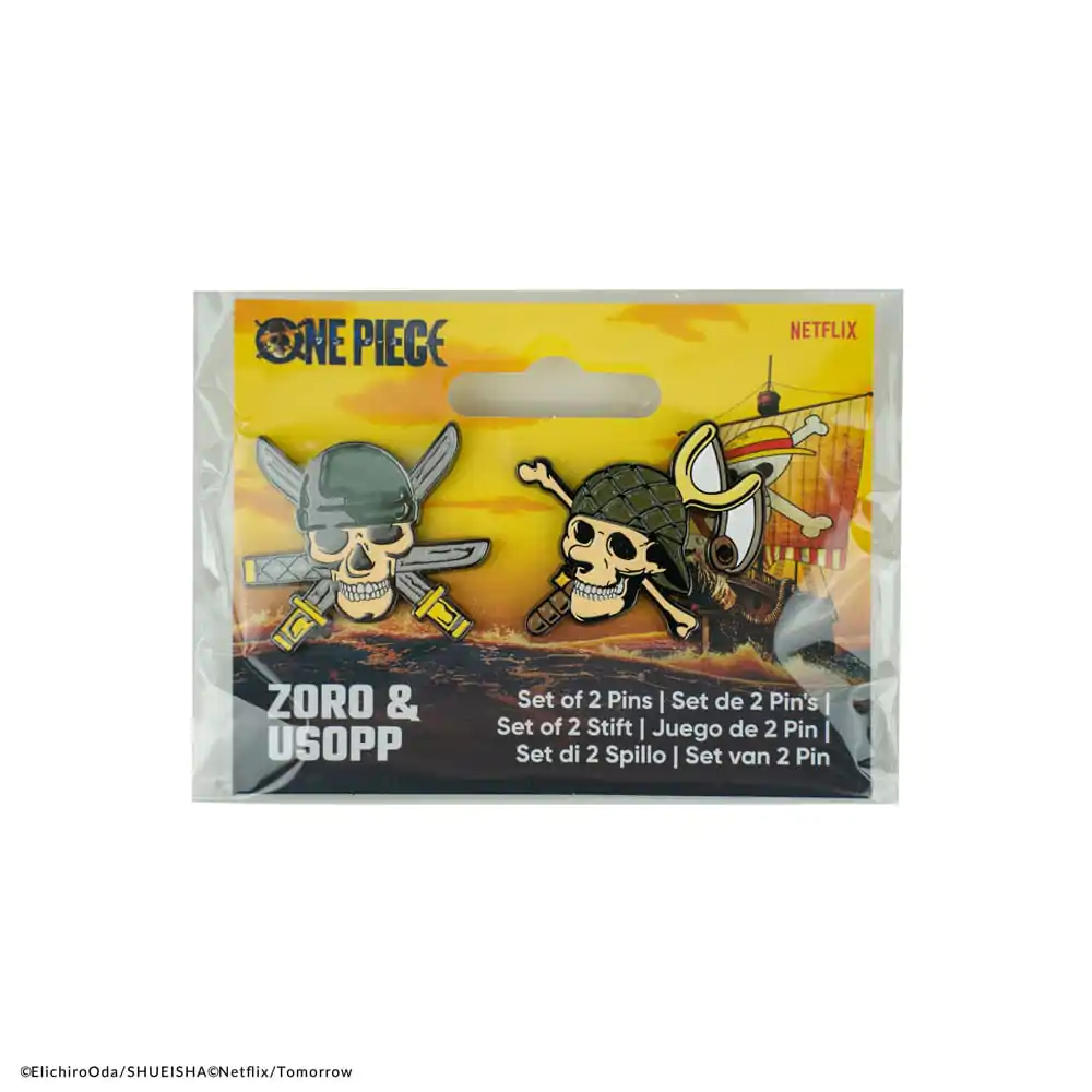 One Piece Ansteck-Pins 2er-Pack Zoro & Usopp termékfotó