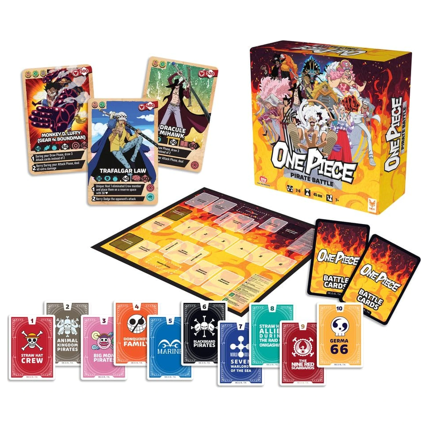 One Piece Brettspiel Piratenschlacht *englische Version* Produktfoto