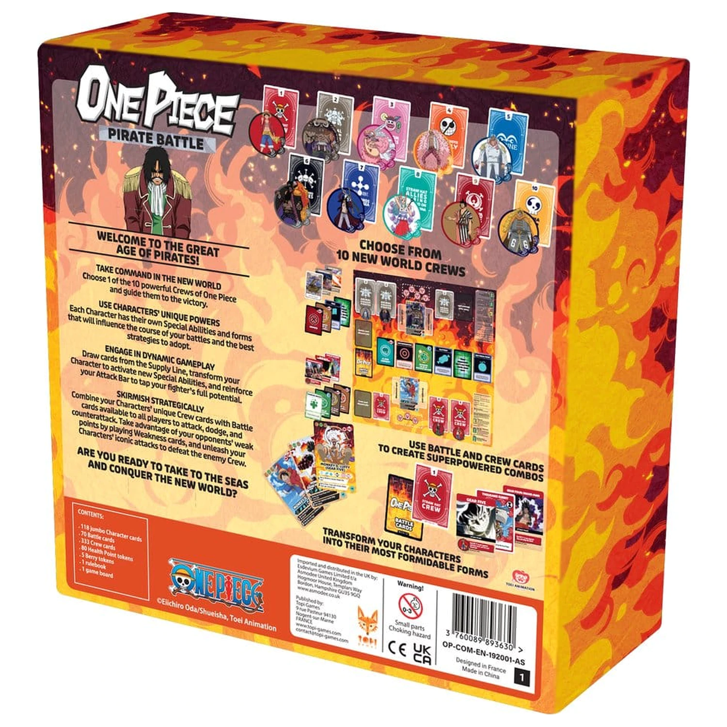One Piece Brettspiel Piratenschlacht *englische Version* Produktfoto