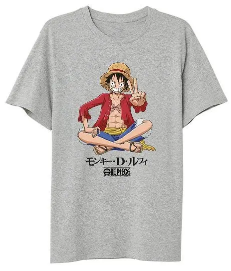 One Piece T-shirt Luffy Sitting Produktfoto