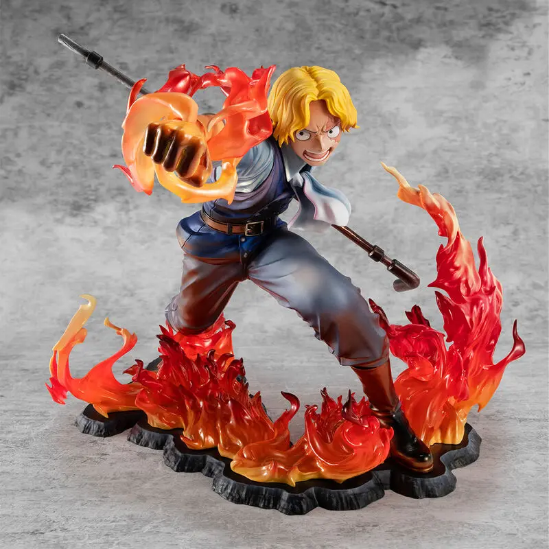One Piece Excellent Model P.O.P. PVC Statue Sabo Fire Fist Inheritance Limited Edition 15 cm Produktfoto