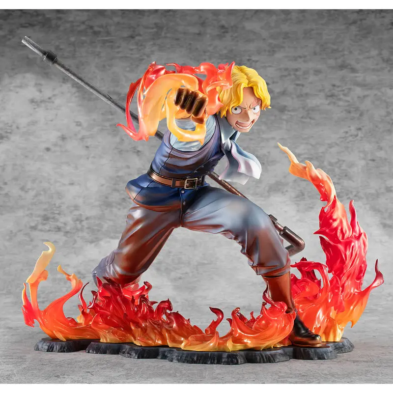 One Piece Excellent Model P.O.P. PVC Statue Sabo Fire Fist Inheritance Limited Edition 15 cm Produktfoto