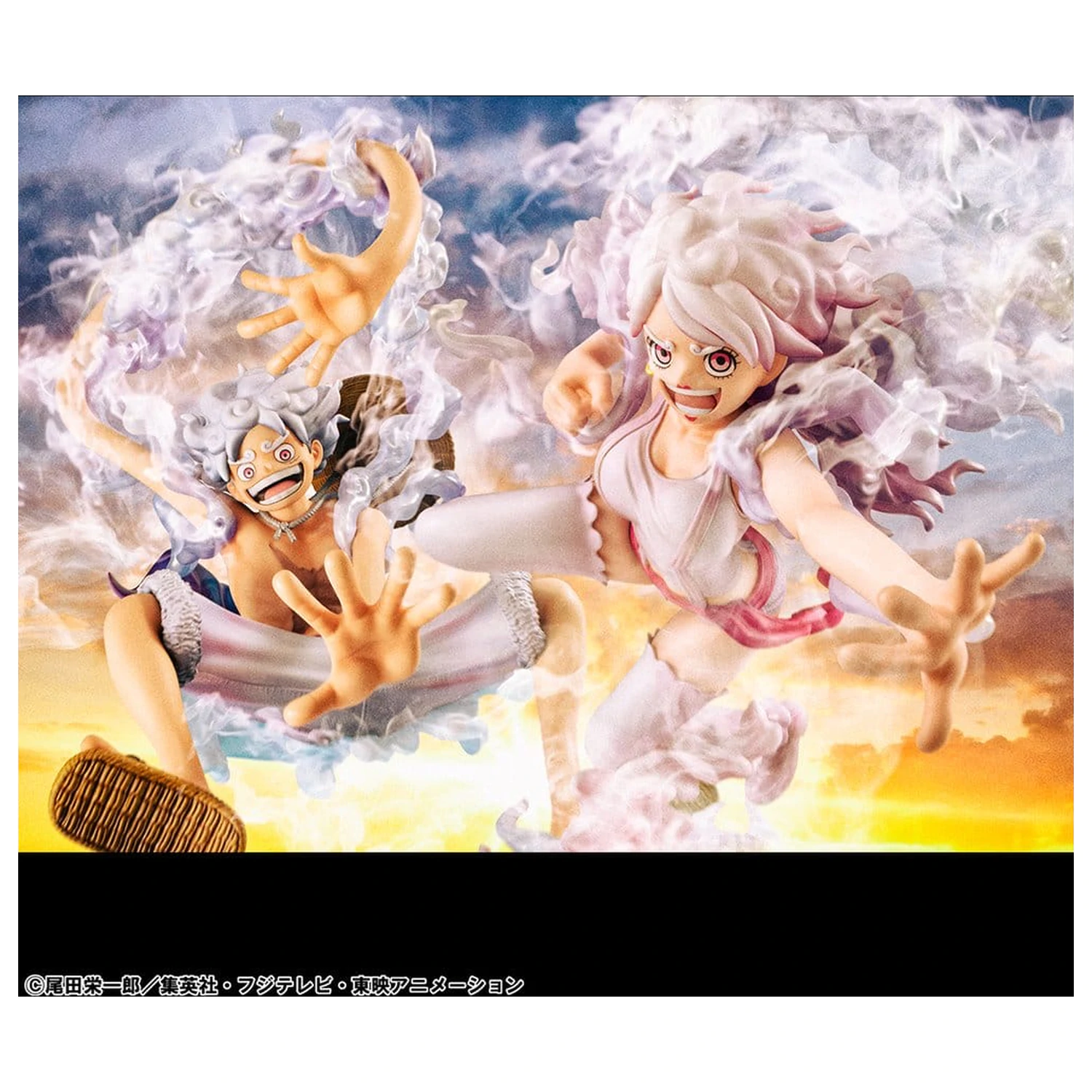One Piece Portrait.Of.Pirates PVC Figur "Evolutionary History" Monkey D. Luffy "Gear Fifth" 26 cm Produktfoto