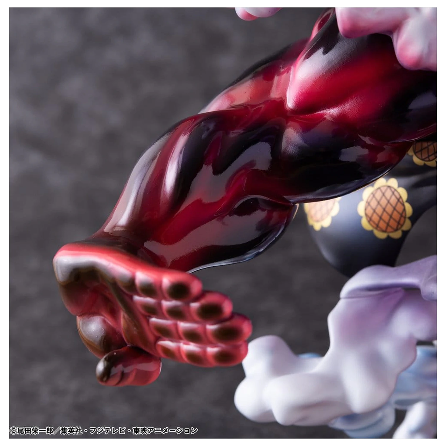 One Piece Portrait.Of.Pirates SA-Maximum PVC Figur Monkey D. Luffy Gear 4 Bounce-Man 10th Limited Ver. 30 cm Produktfoto