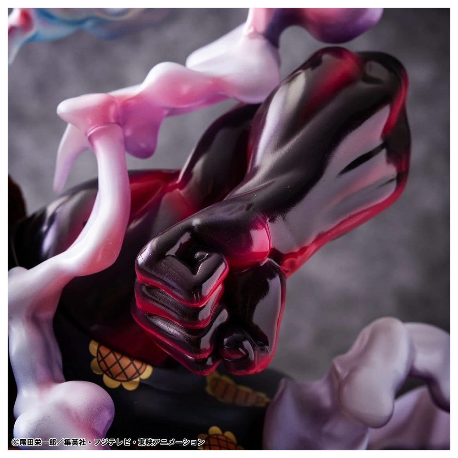 One Piece Portrait.Of.Pirates SA-Maximum PVC Figur Monkey D. Luffy Gear 4 Bounce-Man 10th Limited Ver. 30 cm Produktfoto