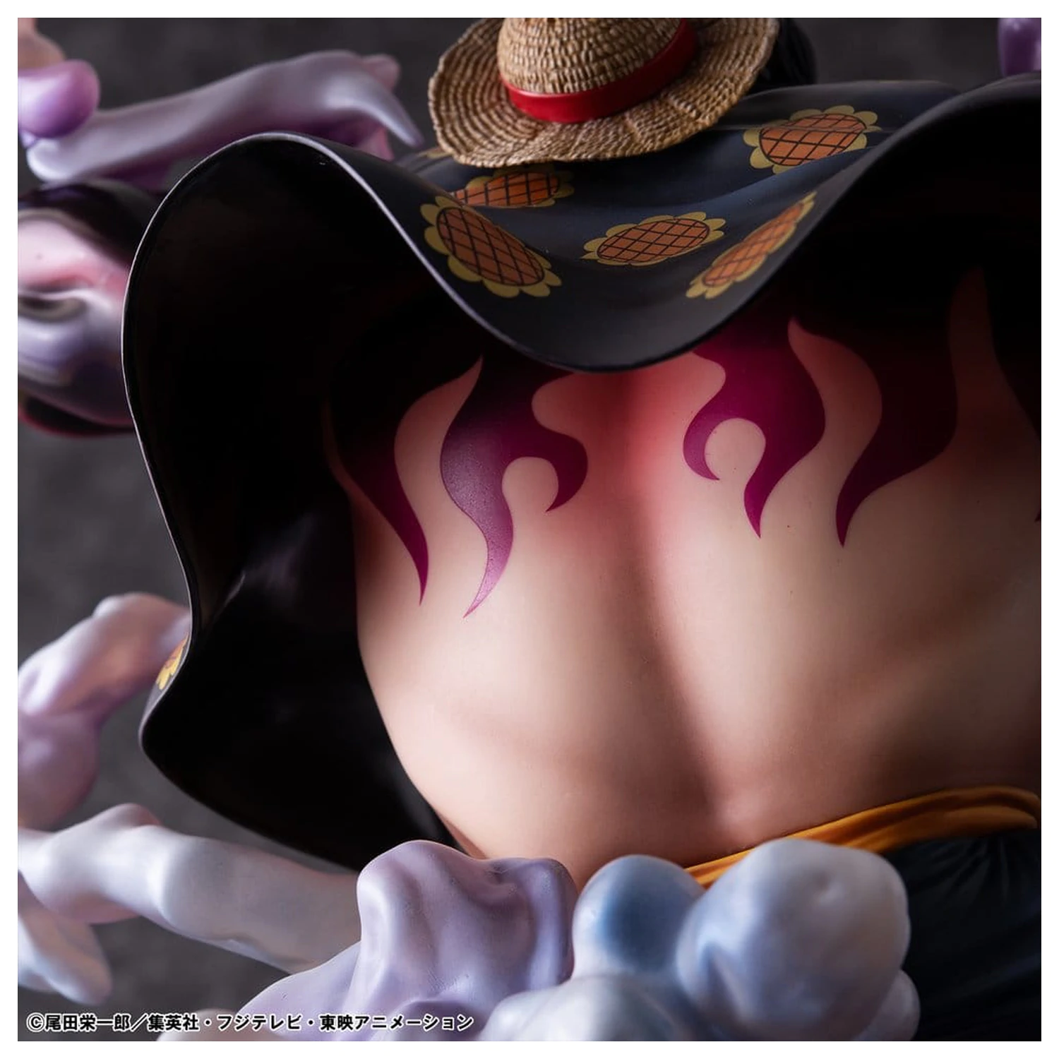 One Piece Portrait.Of.Pirates SA-Maximum PVC Figur Monkey D. Luffy Gear 4 Bounce-Man 10th Limited Ver. 30 cm Produktfoto
