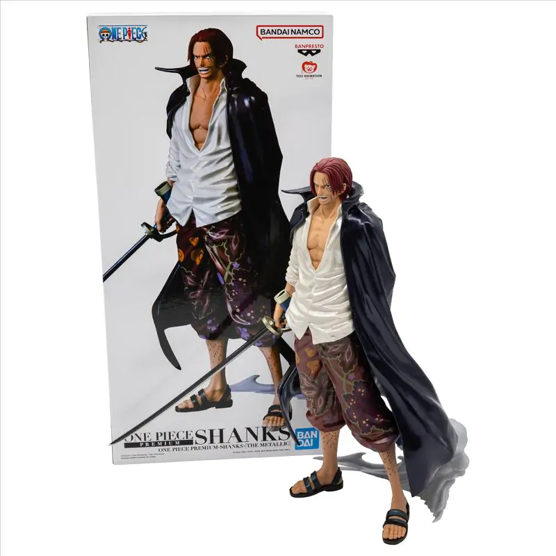 One Piece Premium Shanks The Metallic Figur 30cm Produktfoto