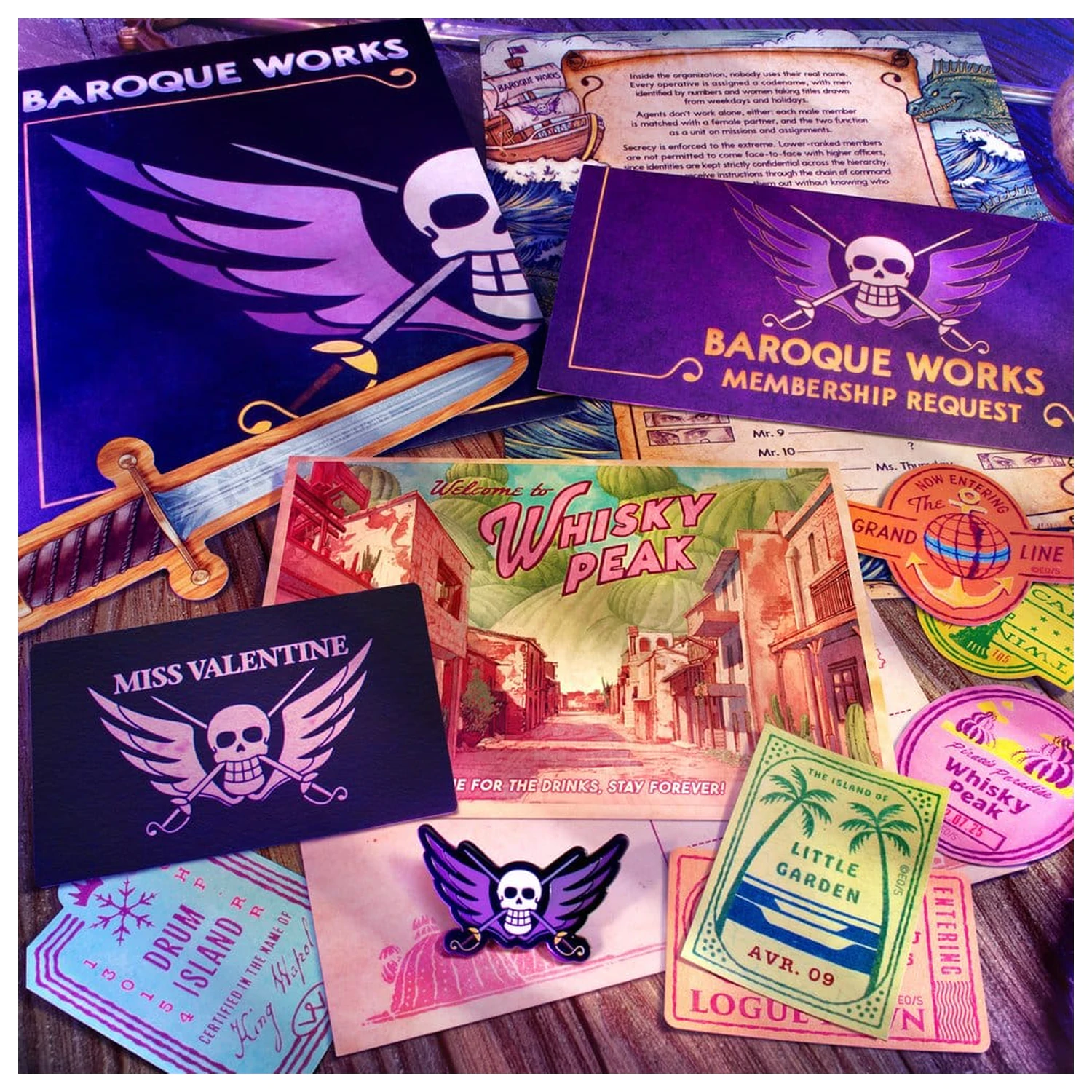 One Piece Geschenkbox Rekrutierungs-Set Produktfoto