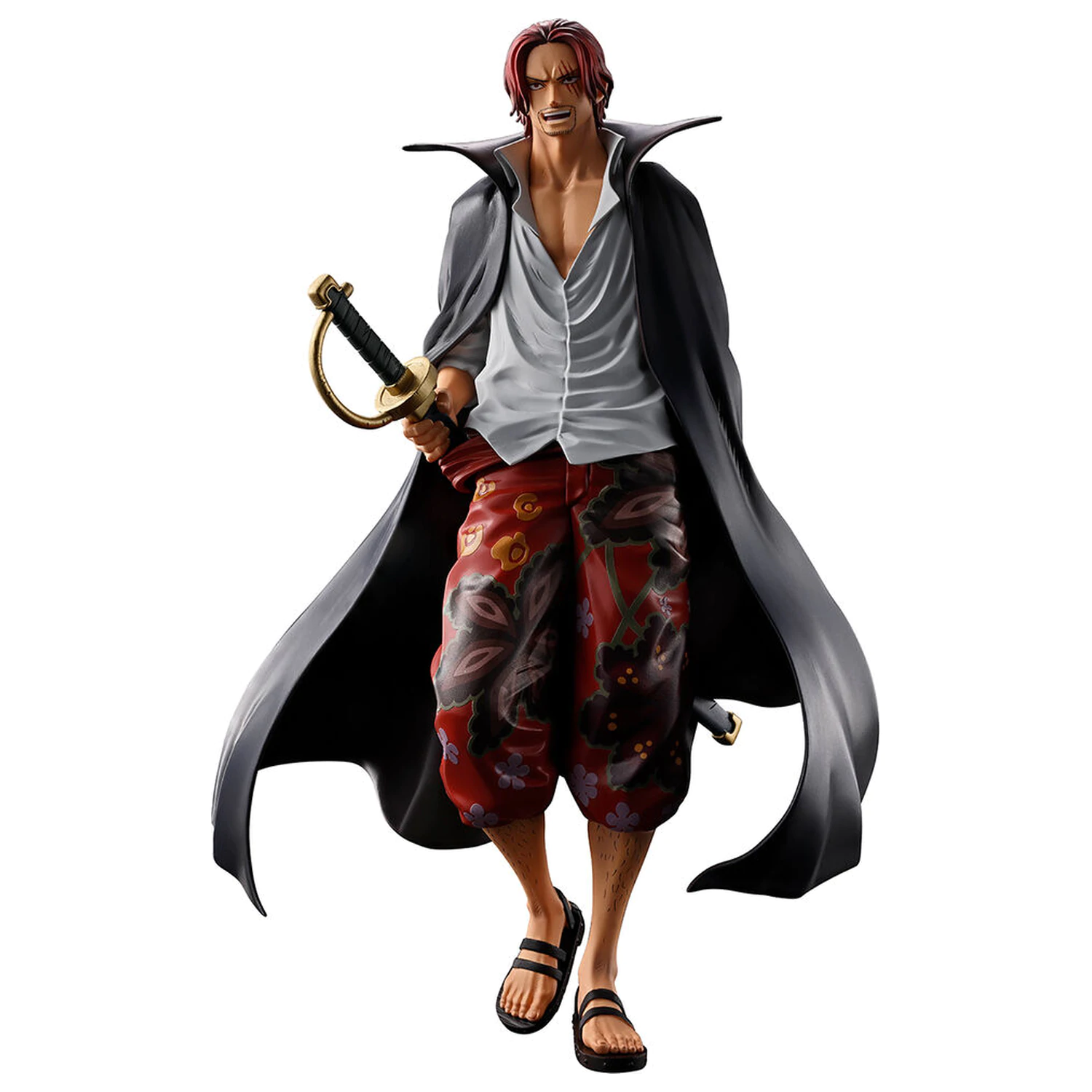 One Piece Red Hair Pirates Shanks Figur 21cm Produktfoto