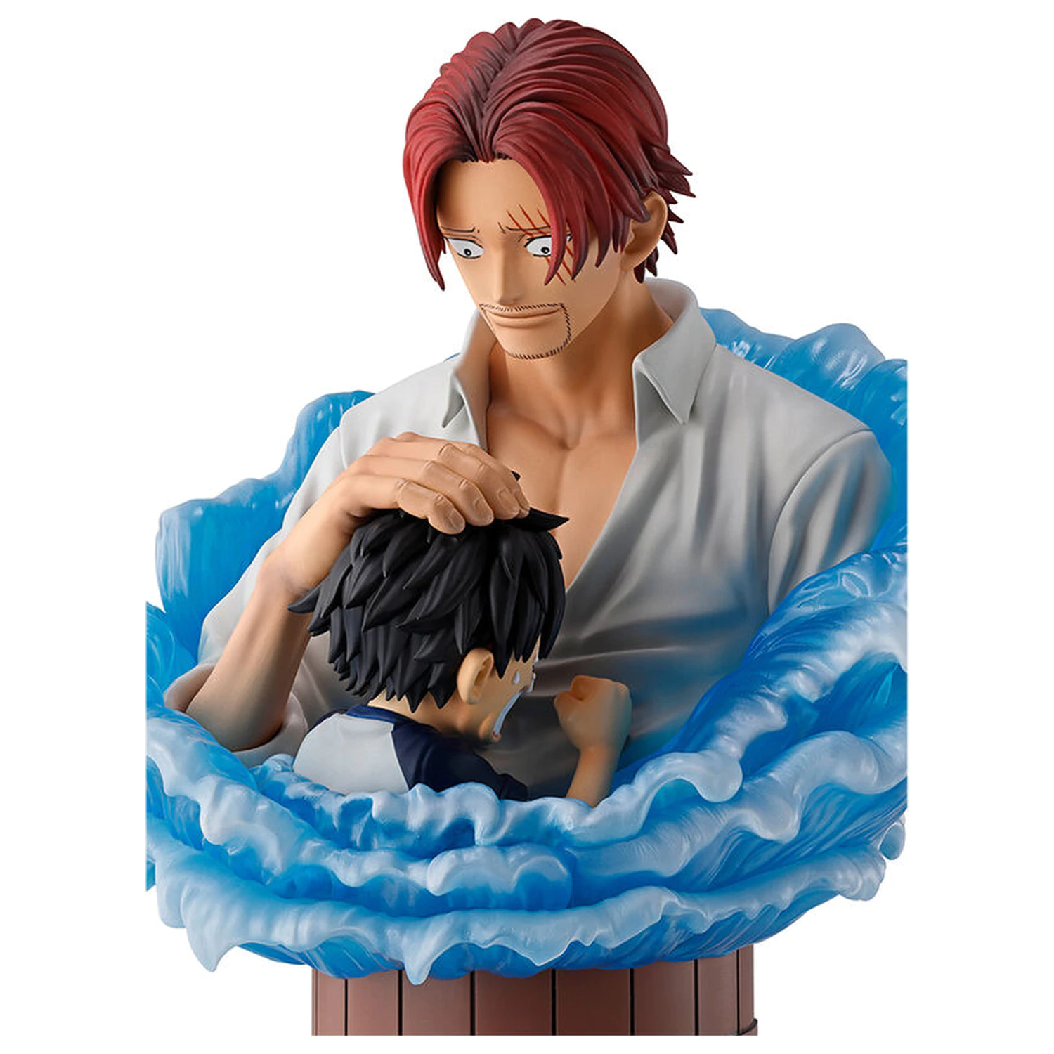 One Piece Red Hair Pirates Shanks & Luffy Figur 15cm Produktfoto
