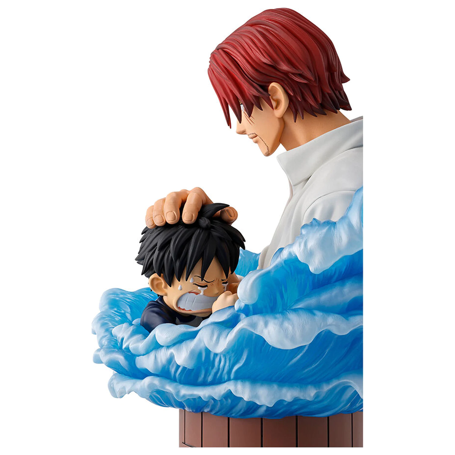 One Piece Red Hair Pirates Shanks & Luffy Figur 15cm Produktfoto