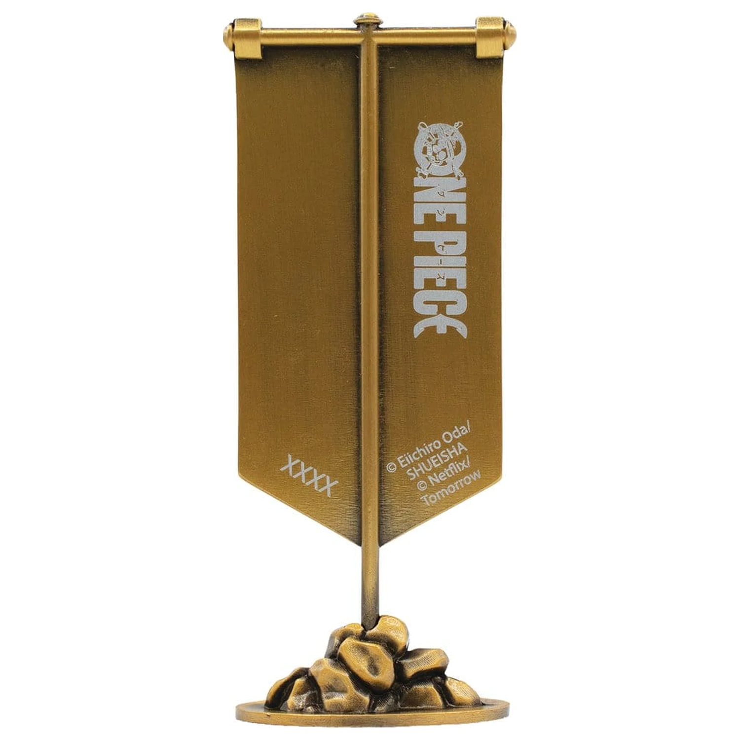 One Piece Replica Straw Hat Pirates Metallbanner 11 x 6 cm Produktfoto