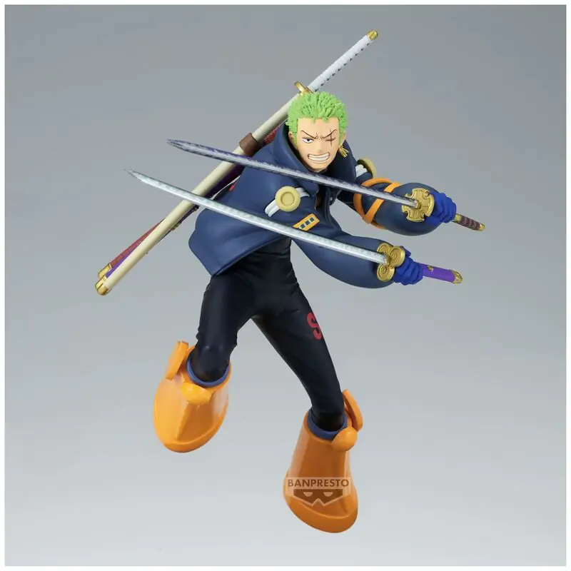 One Piece Roronoa Zoro Battle Record Collection Figur 16cm Produktfoto