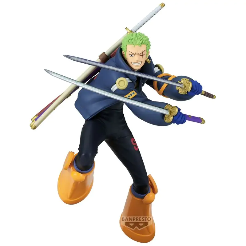 One Piece Roronoa Zoro Battle Record Collection Figur 16cm Produktfoto